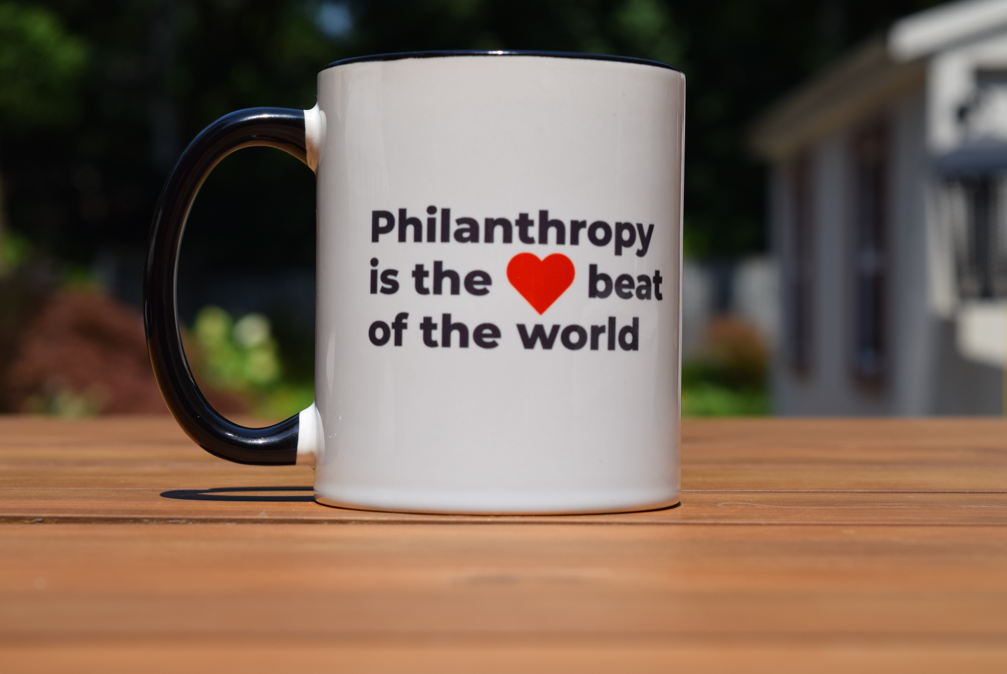 The Giving Black Coin Ceramic Mug